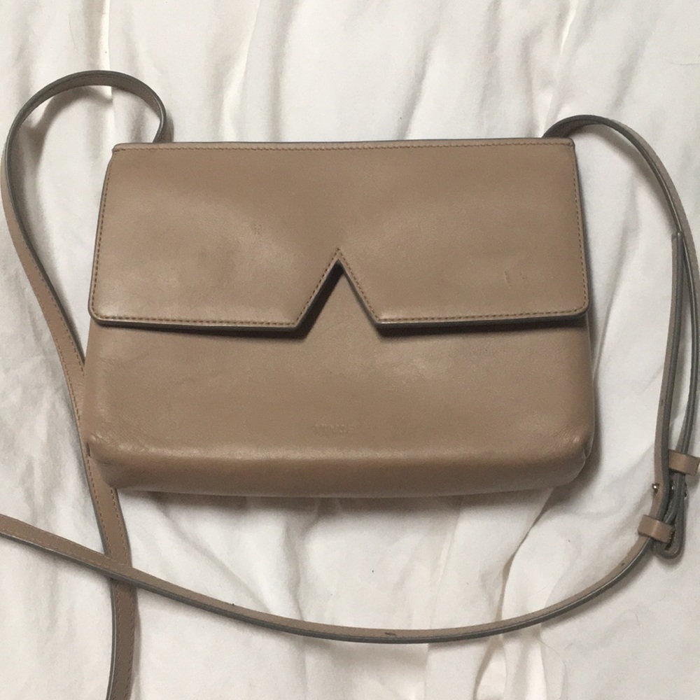 Vince crossbody leather purse bag